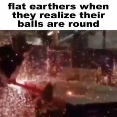 Flat balls