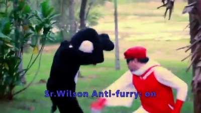 Agora temos Sr.Wilson anti-furry:on