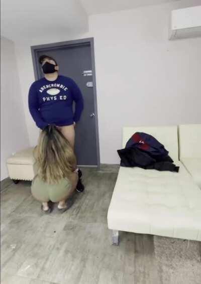 I seduced and fucked the DoorDash delivery guy