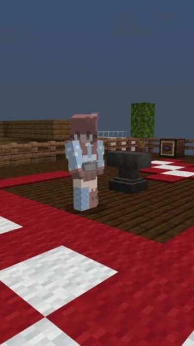 I declared to my crush in Minecraft