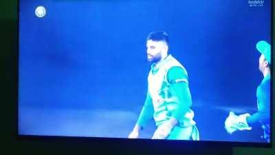 You need to find difference between the two catches