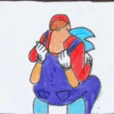 Thanks, I hate Mario and Sonic kissing (happy pride month!)