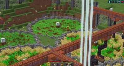 Automated crop harvesting with pipes