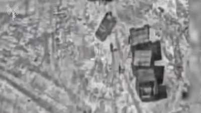 IDF releases footage of a strike on UAV launch teams