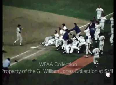 Lenny randle drops a bunt just so he can destroy the pitcher