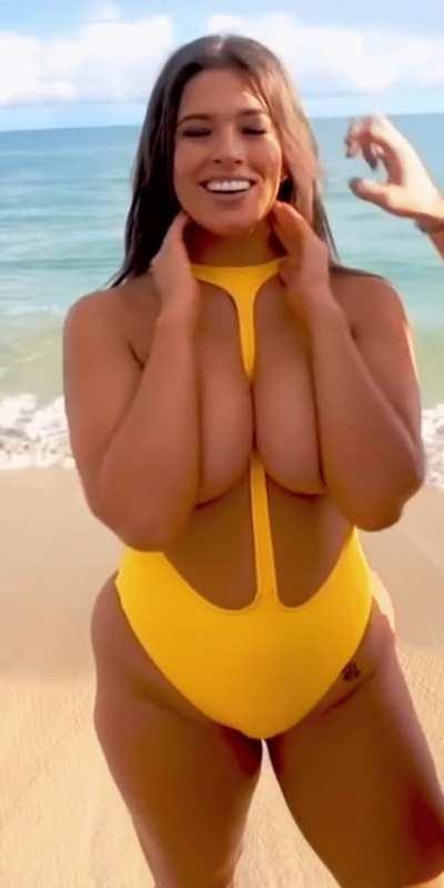 I want Ashley Graham to squish my cock between her big tits