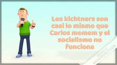 Como en el anterior me pase de mierda pues pongamos otro que sea de políticos argentinos y no presidentes que tienen un nobel dela paz cuando lanzo bombas a medio oriente