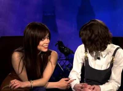 Jenna Ortega and Emma Myers