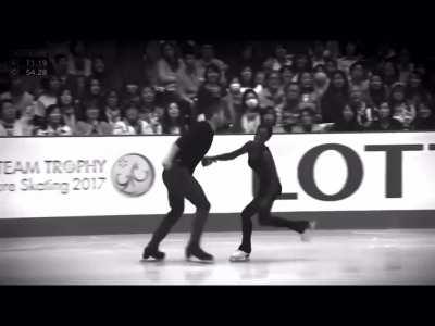 French skaters Vanessa James and Morgan Cipres