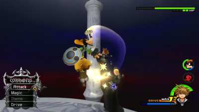 Kingdom Hearts 2 Final Mix Absent Silhouette Larxene no damage