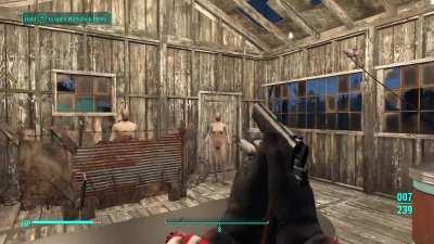 Wanted to try out my new gun range, gave myself nightmares as well…