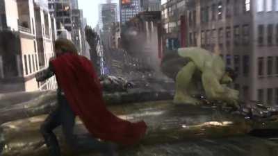 Recently re-watched The Avengers and its crazy to think this scene was almost cut!