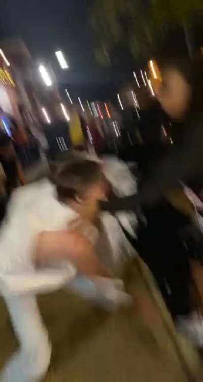 White shirt has hands