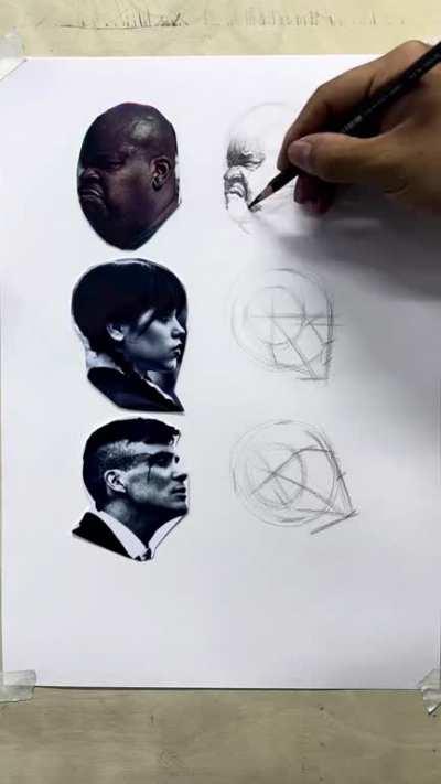 From lines to full portrait! (credit to Mr. Lin/IG) 