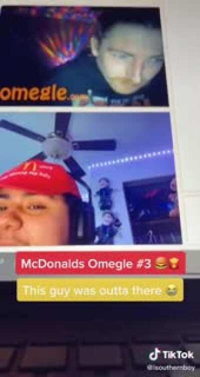 Omegle on acid and you end up at McDonald's