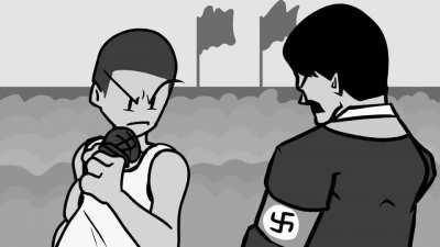 This shit has some beat, anyways here's the leak for the Eminem vs Hitler mod