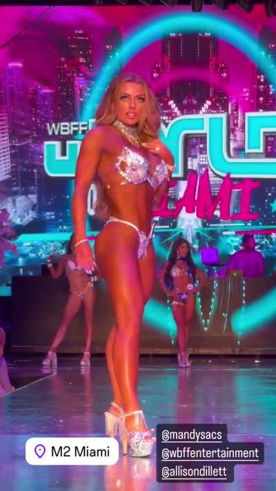 Mandy Rose for the WBFF