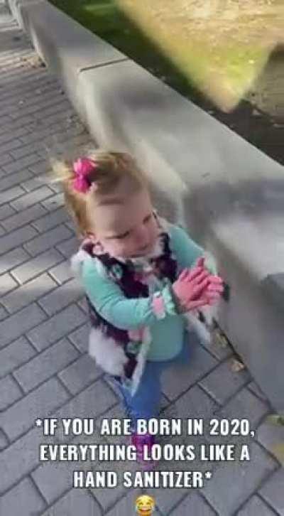 Sanitizing hands everywhere