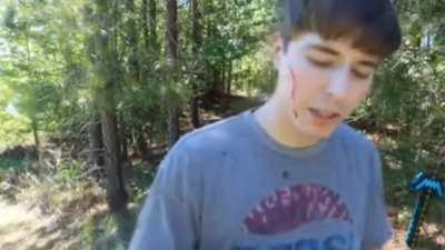 Random dumbass smashes bottles together and wins prize (I have no idea who this guy is and neither do you)