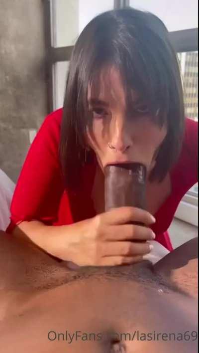 LaSirena69 BBC Blowjob!