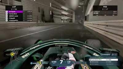 The best save I’ve ever made in an F1 game.