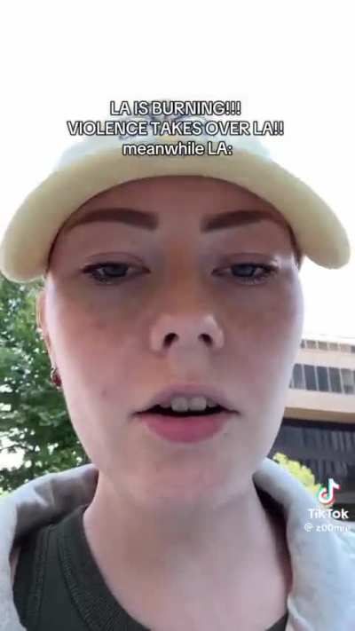 LA is not fucking burning and the police look bored: A different take