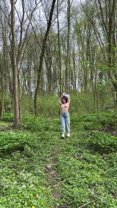 I can be free in the forest