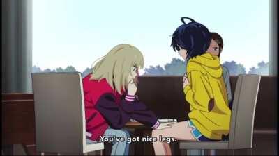 “You’ve got nice legs.” - Wonder Egg Priority (Episode 3)