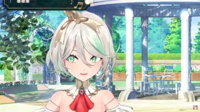 Neuro-sama at home but the parent drinks tea instead of rum..