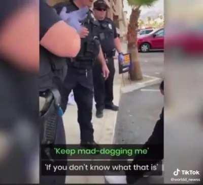 Police officer “detains