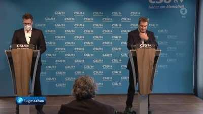 Markus Söder erklärt Armin Laschet mit ganz eigenen Worten zum Kanzlerkandidaten