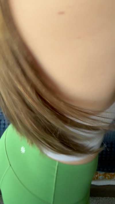 Luck & good fortune to all who can guess what color my panties are today… 💚😉🍀