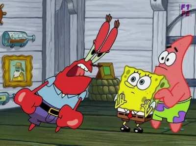 Patrick And Spongebob Messes Up Lando Norris’ First Helmet