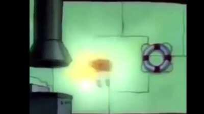 Spongebob experiences ego death