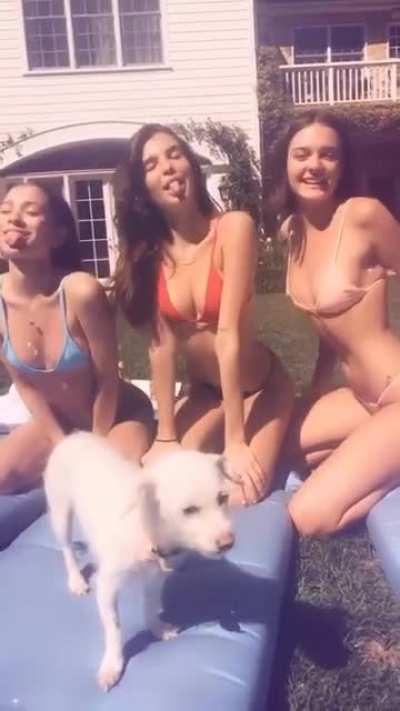 Enjoying with friends