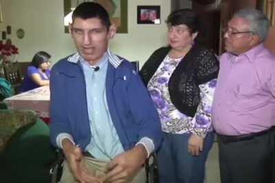 Giant man with INSANELY deep voice