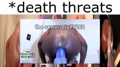 He was sent death threats 😭 😭 😭