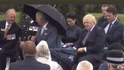 Got rejected then his own umbrella betrayed him but on the plus side he perfected his penguin cosplay! F