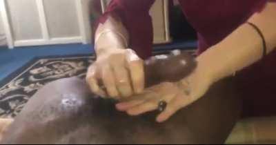 Old Fresk Made He Nutted On Her Furniture 😂