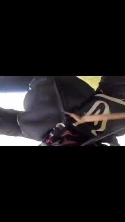 Fucking about on a motorcycle at 200km/h