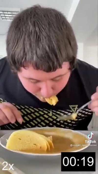 žlabáci když speedujou oběd mezi hodinami: