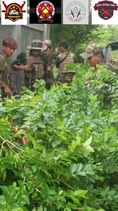 Anti-Junta Forces attack on a Myanmar Army check point in Myaing, Magway Region.
