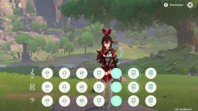 I played the ED Chiisana Boukensha in Genshin Impact!