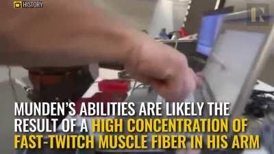 This gunslinger produces 10 Gs of force when he quick draws