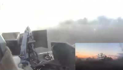 I Combined videos of humvee driver/gunner POV's posted earlier today. Humvee mounted Ukrainians attack a village somewhere in Ukraine. (September 2022)