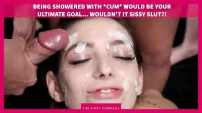 CUM COVERED SISSY BLISS 🍆💦😍