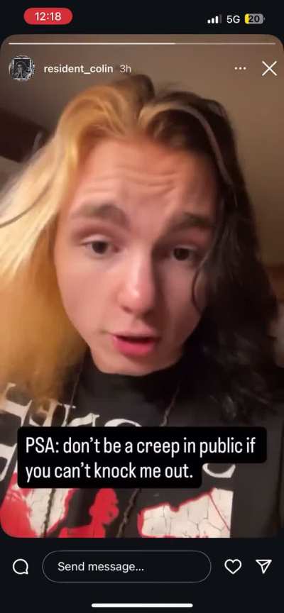 “Nice guy” gets into a “fight”