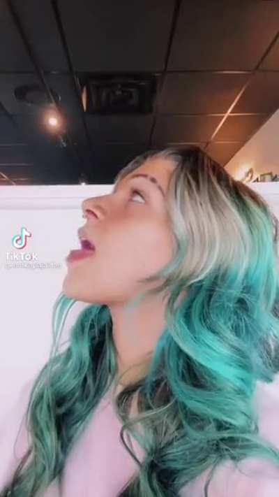 Her tongue is so sexy