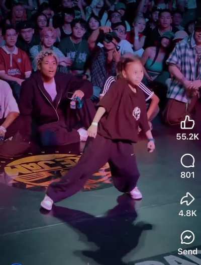 11 year old Miyu Ananthamaya Pranoto doing FREESTYLE and killing it.