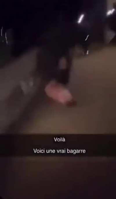 Tried to fight with the wrong guy 